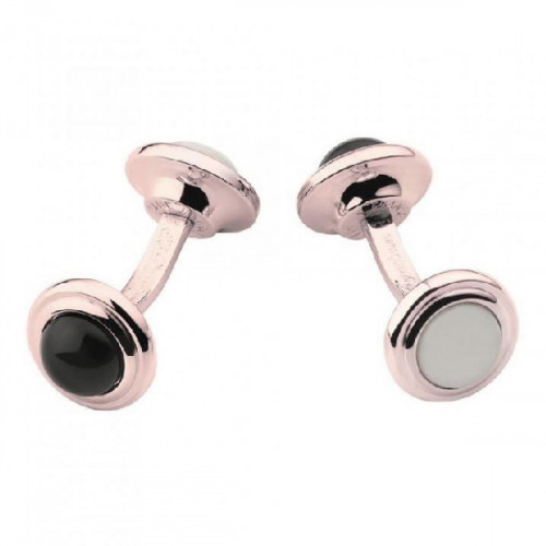 GEMELOS DUPONT ROSE ONYX/NACAR