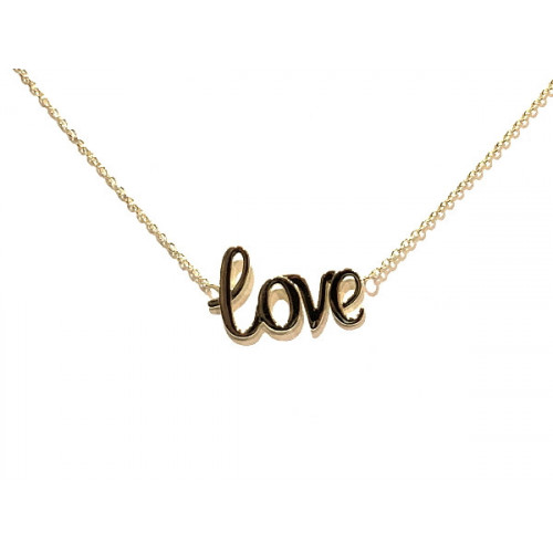 COLLAR ORO AMARILLO LOVE