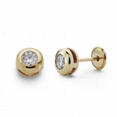 PENDIENTE BEBE ORO CIRCONITAS 3 MM
