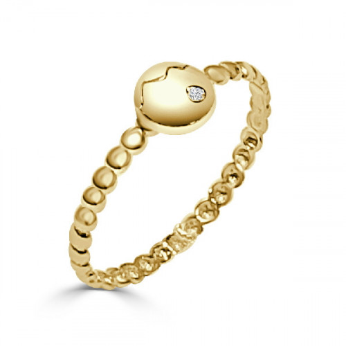 ANILLO ORO Y BRILLANTE