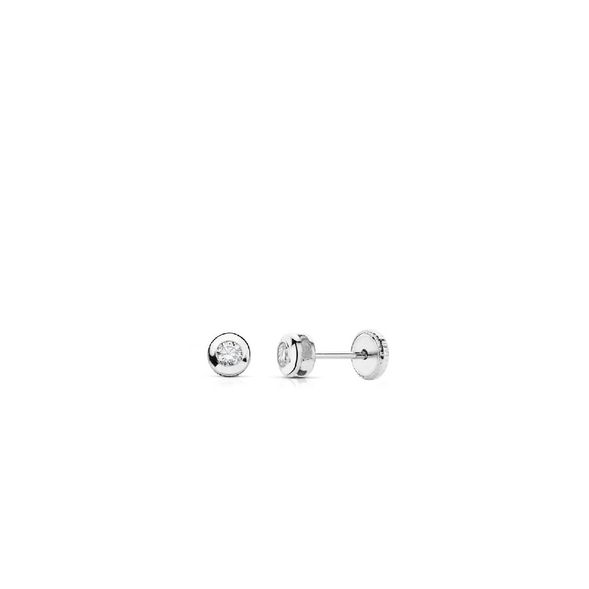 PENDIENTES O/BLANCO Y CIRCONITAS