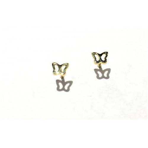 PENDIENTES BEBE ORO MARIPOSA BEBE