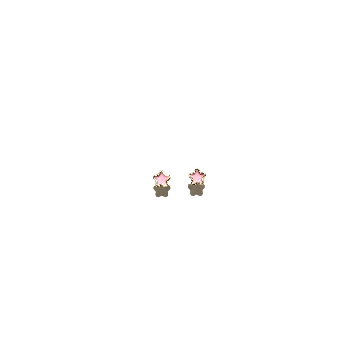 PENDIENTES BEBE ROSA