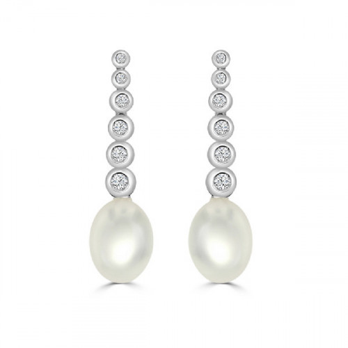 PENDIENTES O/B CIRCONITAS Y PERLAS