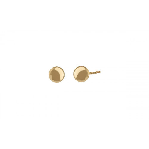PENDIENTES ORO BEBE BOLAS 5 MM