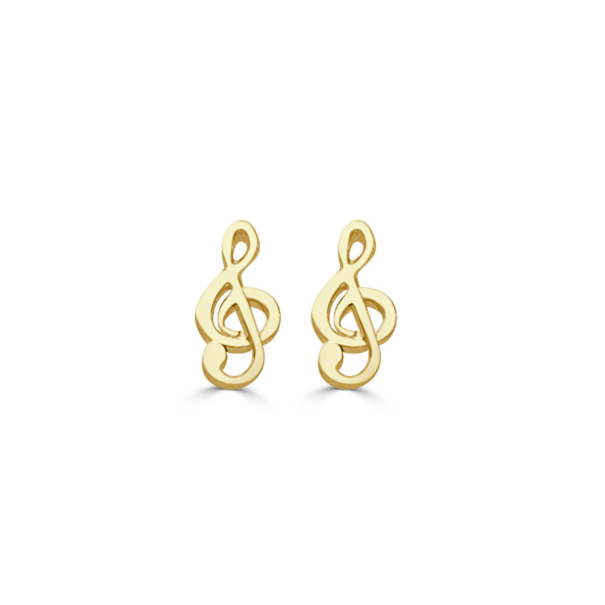 PENDIENTES ORO NOTA MUSICAL