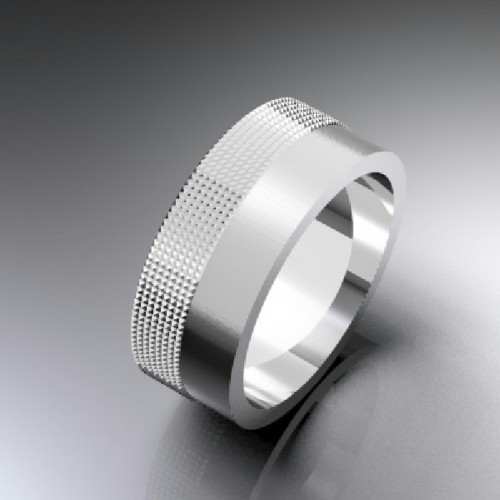 ALIANZA EN PLATA 8MM (Nº18)