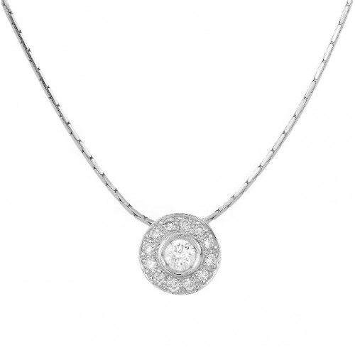 COLLAR O/BLANCO DE BRILLANTES 0,36 QT