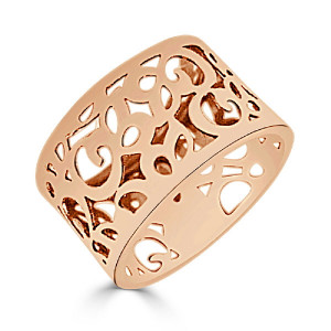 ANILLO ORO ROSA