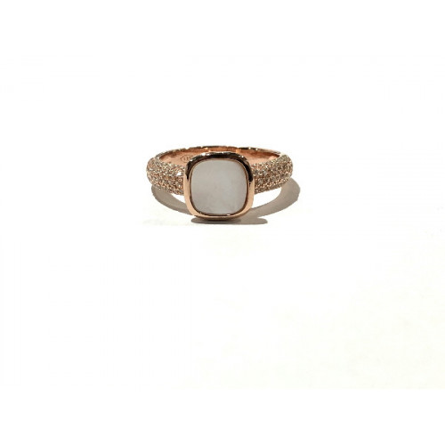 ANILLO DE PLATA CON CIRCONITAS