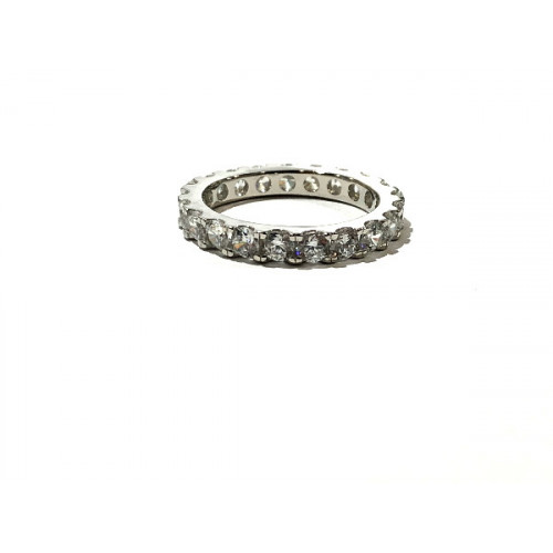 ANILLO DE PLATA CON CIRCONITAS