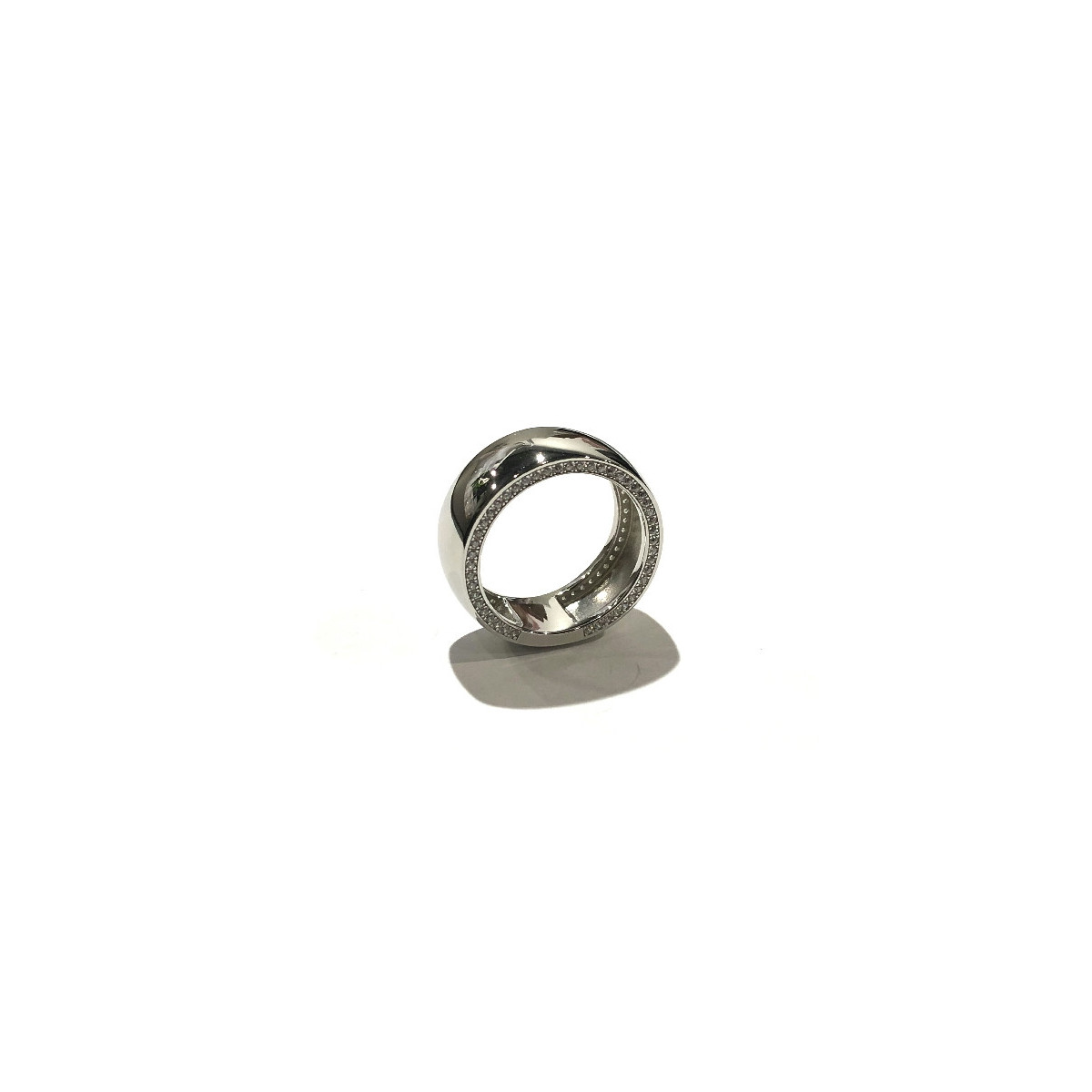 ANILLO PLATA Y CIRCONITAS