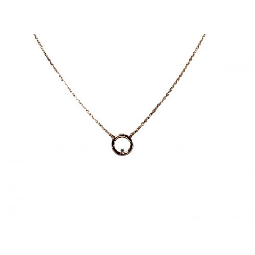 COLLAR PLATA Y CIRCONITAS