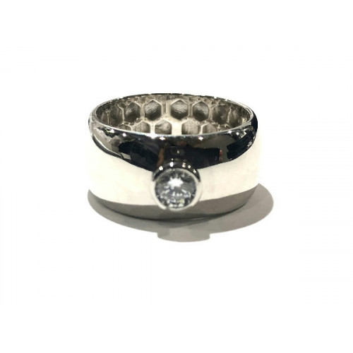 ANILLO PLATA Y CIRCONITAS