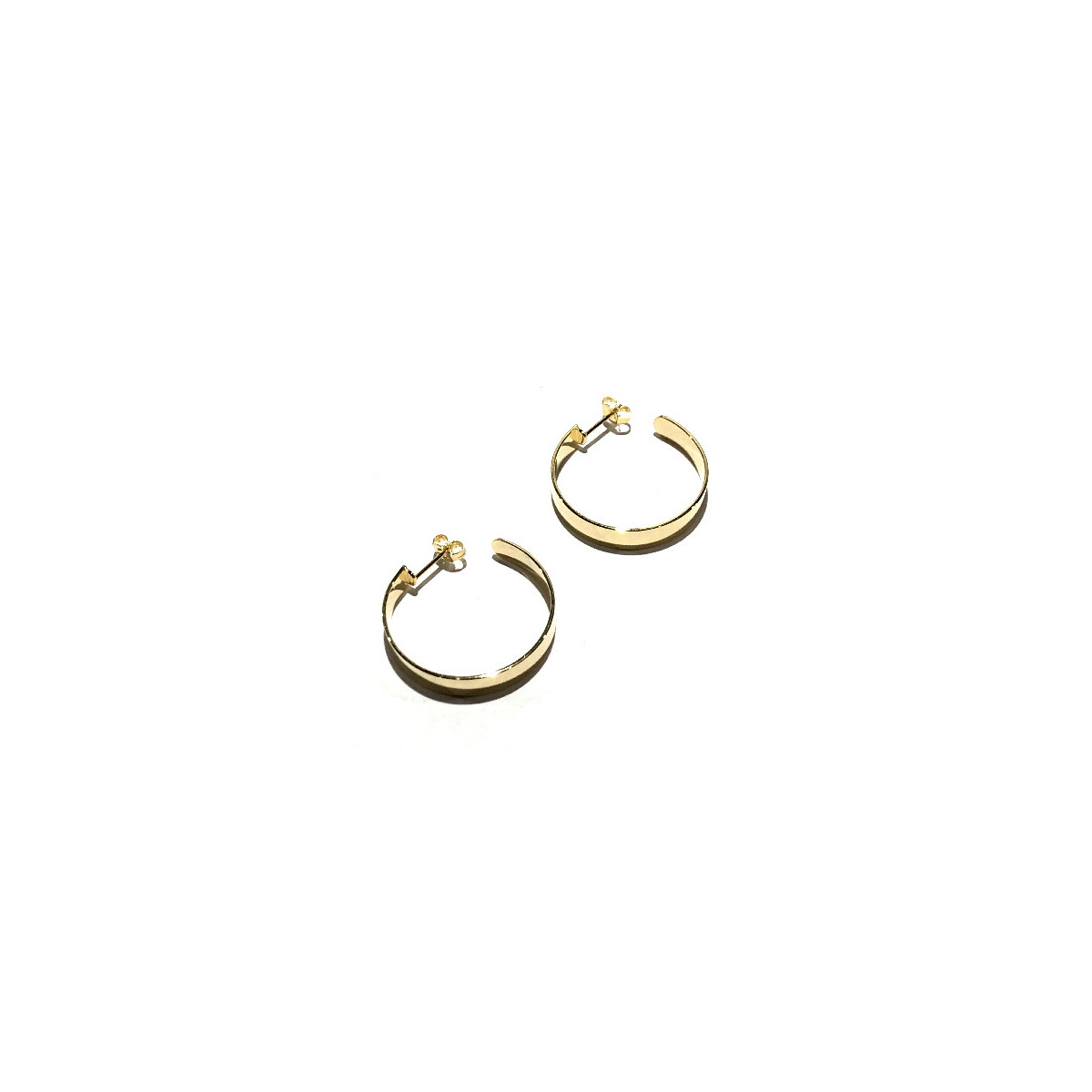 CRIOLLAS PLATA BAÑADA EN ORO AMARILLO