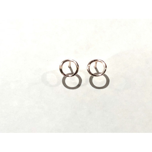 PENDIENTES PLATA CIRCULO
