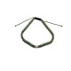 PULSERA CON PLATA Y MACRAME