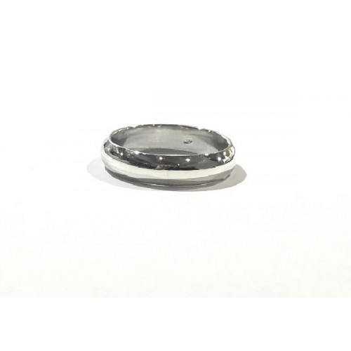ALIANZAS DE PLATA REDONDAS 5 MM