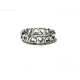 ANILLO DE PLATA CORAZONES CALADOS