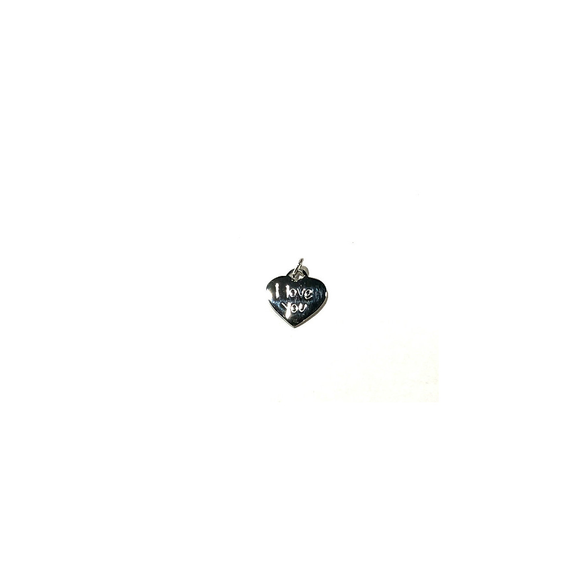 CORAZON PLATA I LOVE YOU 16 MM