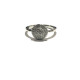 ANILLO PLATA ROSETON PEQUEÑO CIRCONITAS
