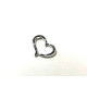 COLGANTE PLATA CORAZON GRANDE