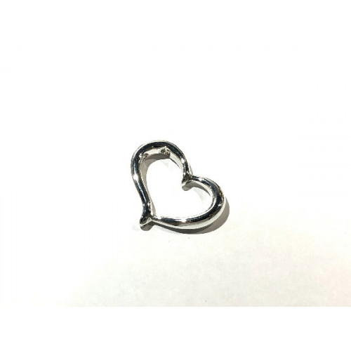 COLGANTE PLATA CORAZON GRANDE
