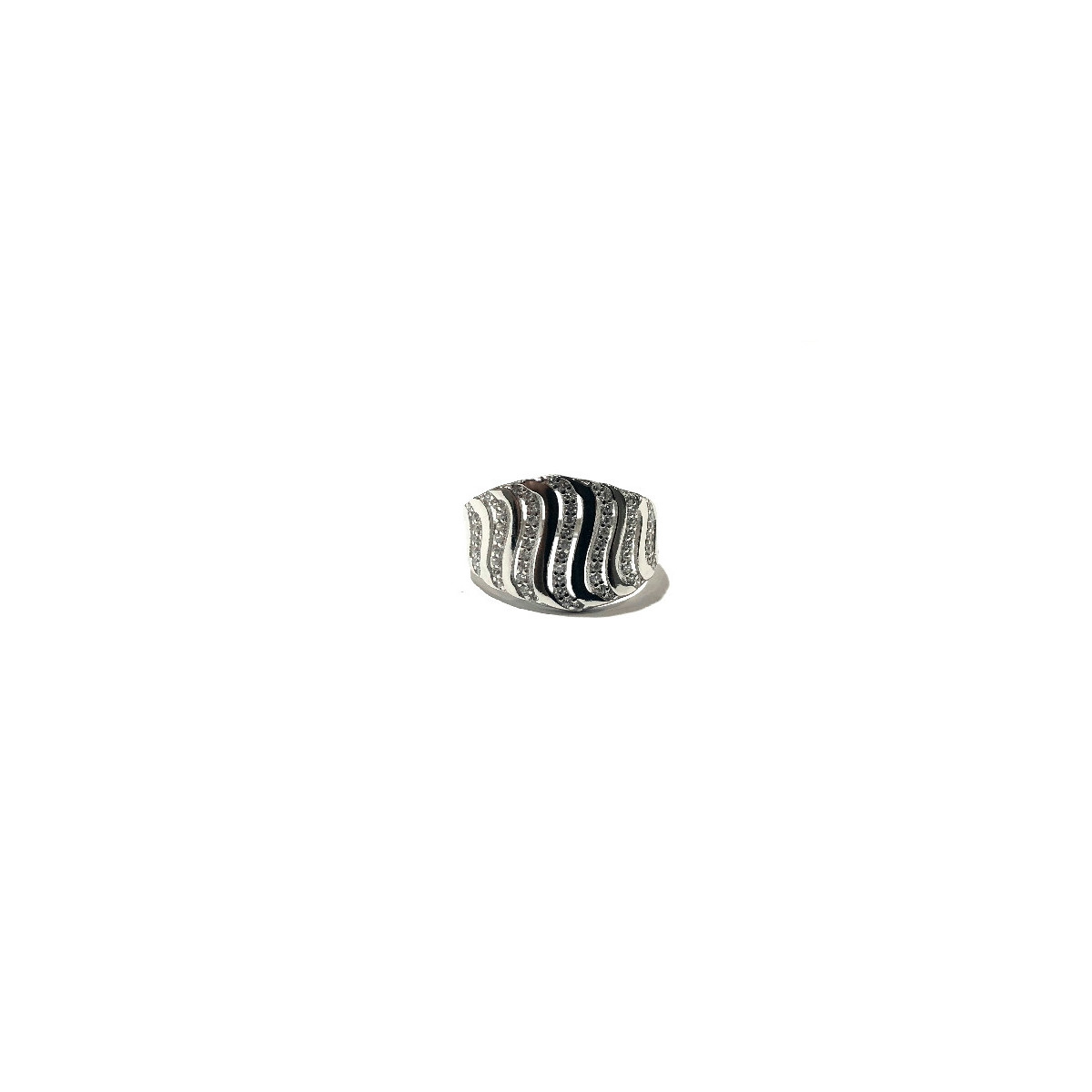 ANILLO DE PLATA CON CIRCONITAS