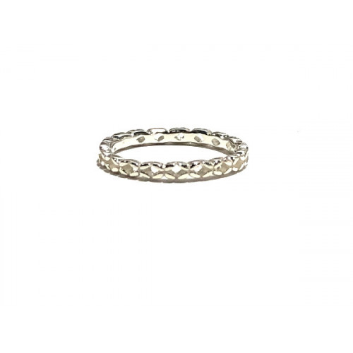 ANILLO PLATA CRUZADO