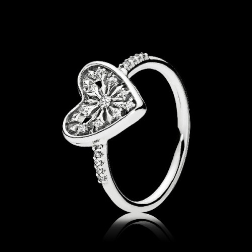 ANILLO PLATA CIRCONITA CORAZON