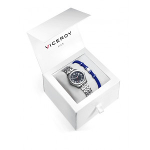 RELOJ ACERO CORREA NIÑO VICEROY