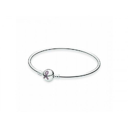 PULSERA PLATA CIRCONITAS ROSA PANDORA