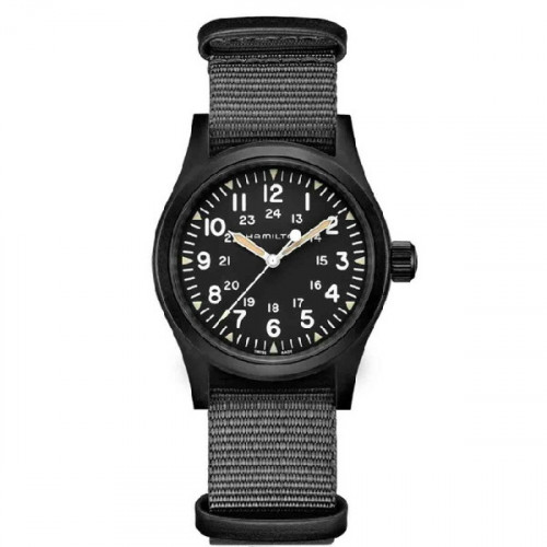 RELOJ HAMILTON KHAKI FIELD 38MM PVD NEGR
