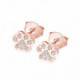 PENDIENTES PLATA ROSA