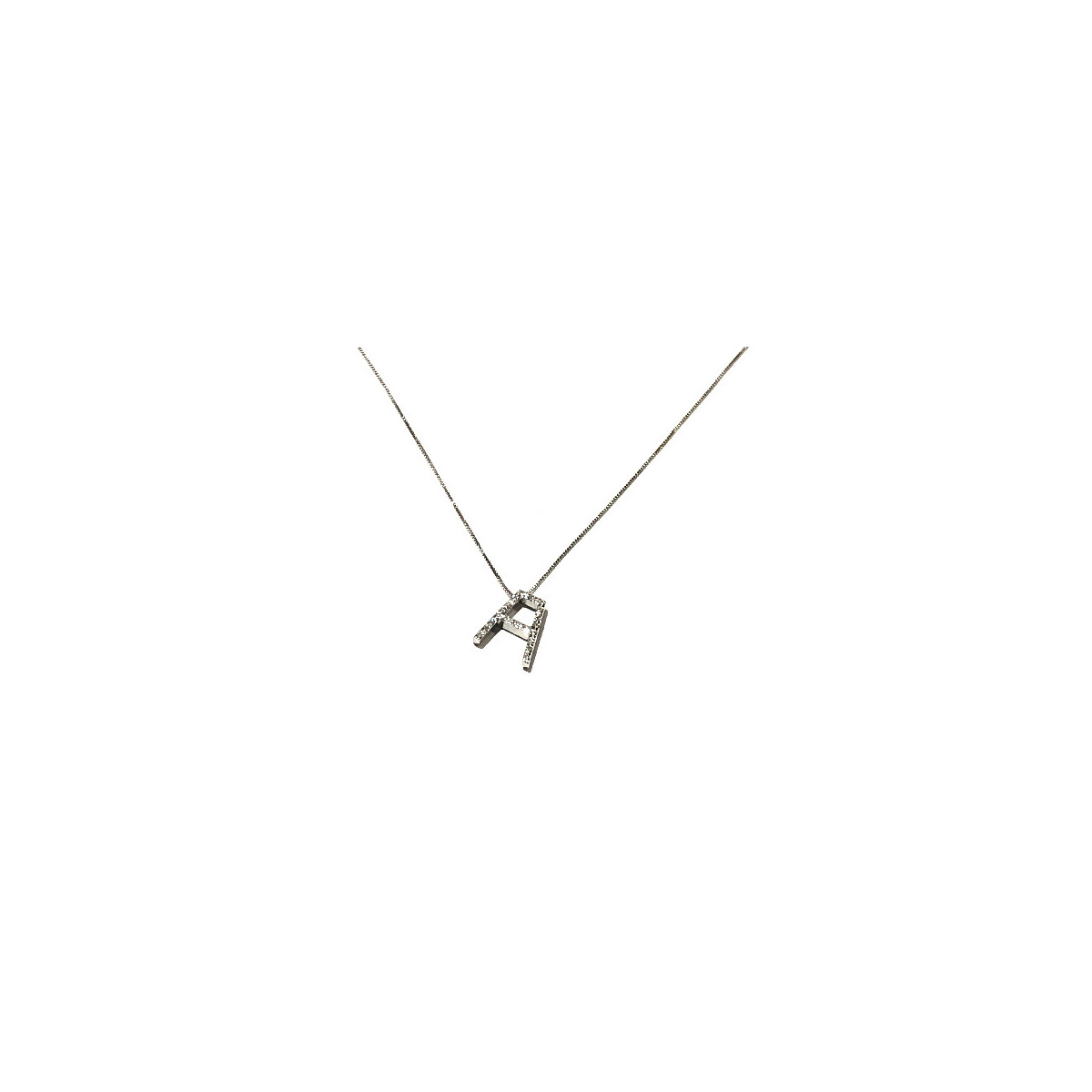 CADENA CON COLGANTE ORO/B Y 0.16QT BTES