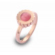 ANILLO PLATA W/IMI PINK CAT EYE