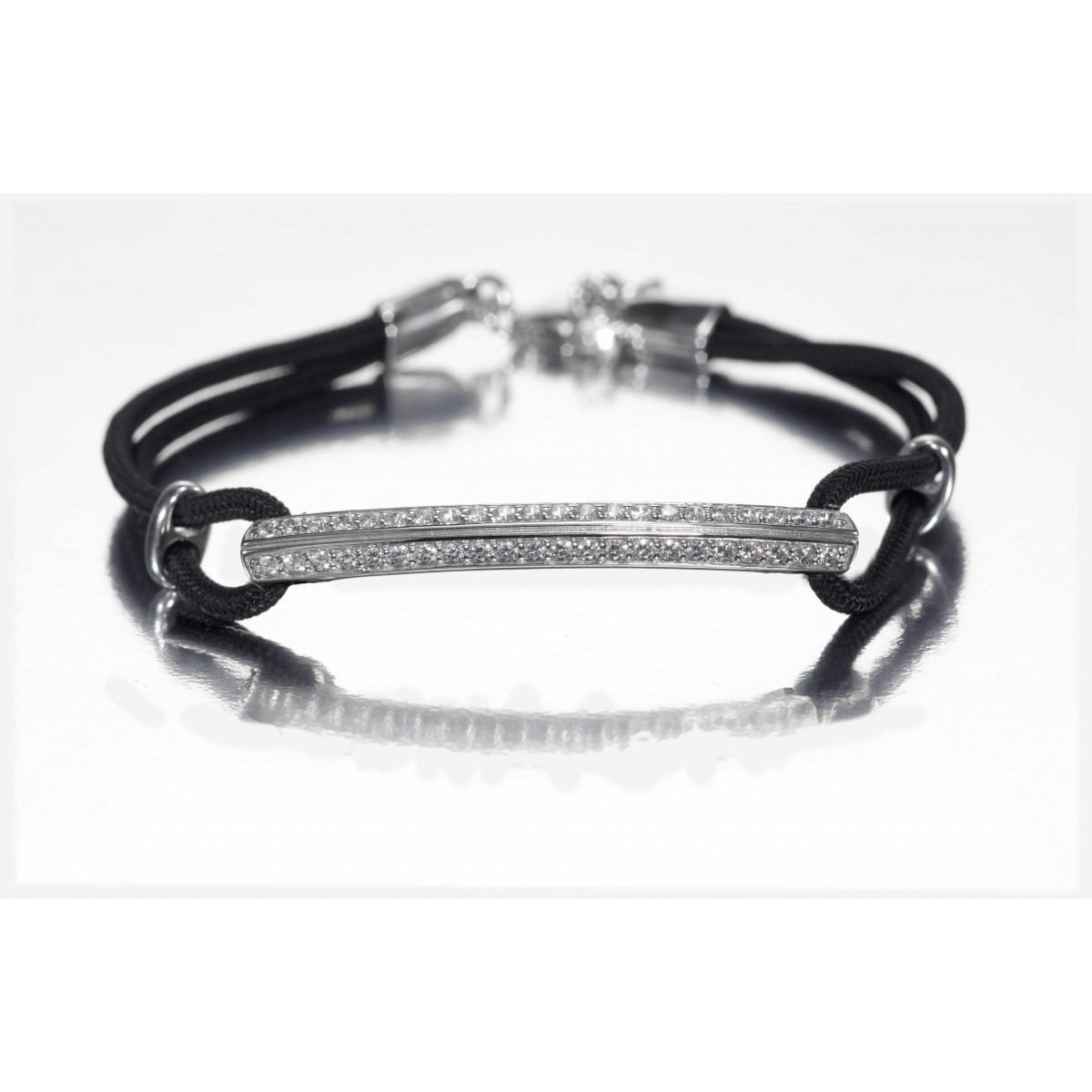 PULSERA CUERO Y PLATA
