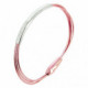 PULSERA DNA ROSA RODIO