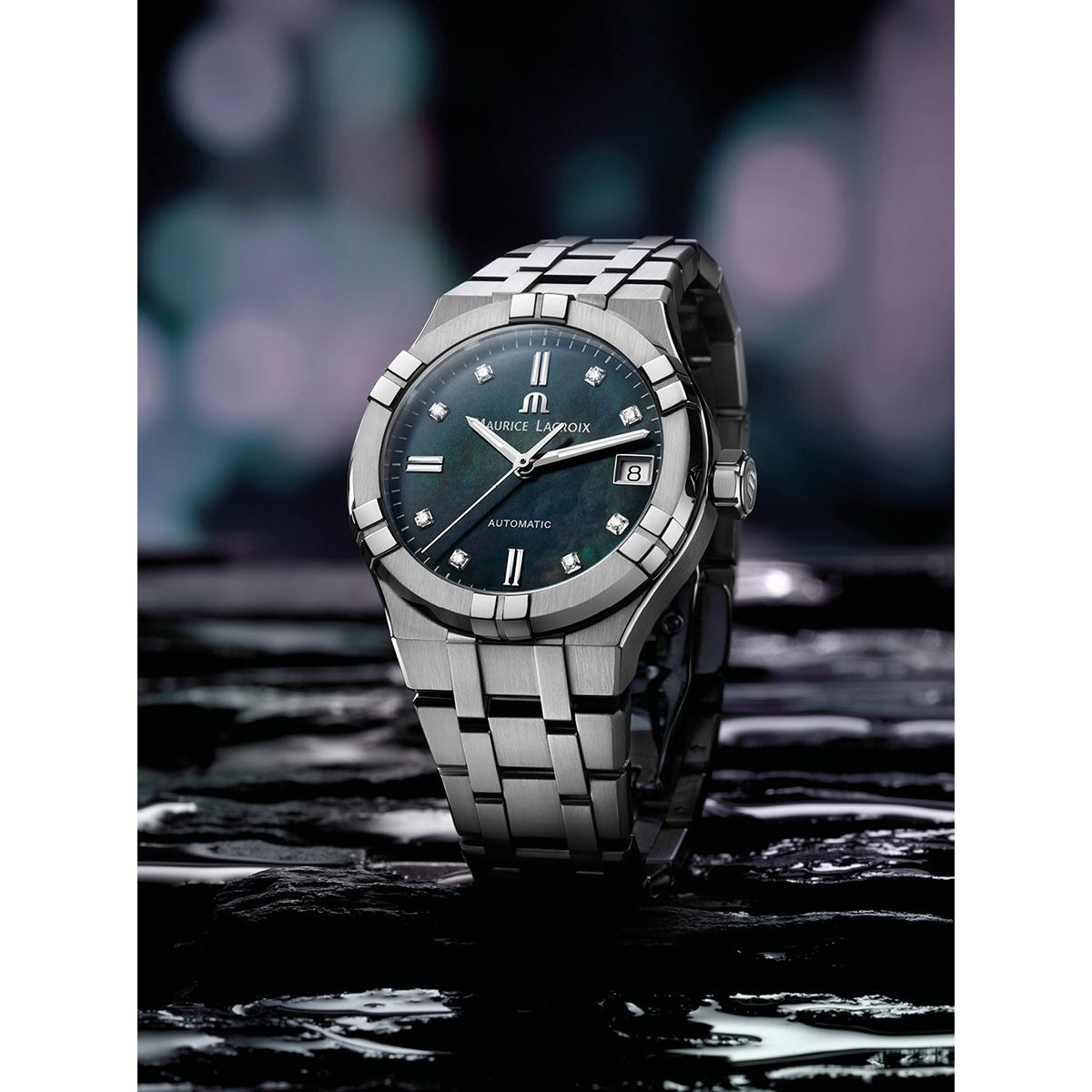 RELOJ AIKON DIAMANTES MAURICE LACROIX - AI6006-SS002-370-1