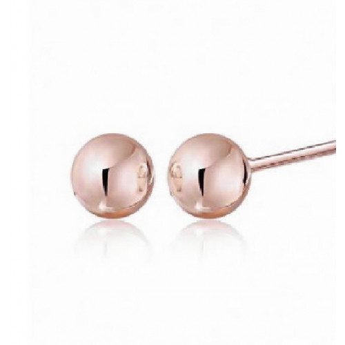PENDIENTES ORO ROSA BEBE