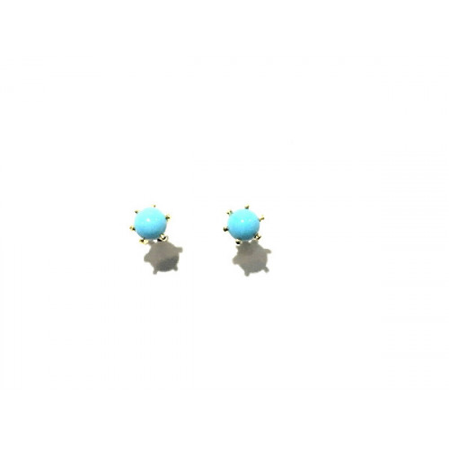 PENDIENTES DE BEBE TURQUESA