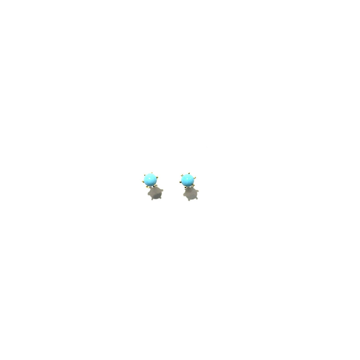PENDIENTES DE BEBE TURQUESA
