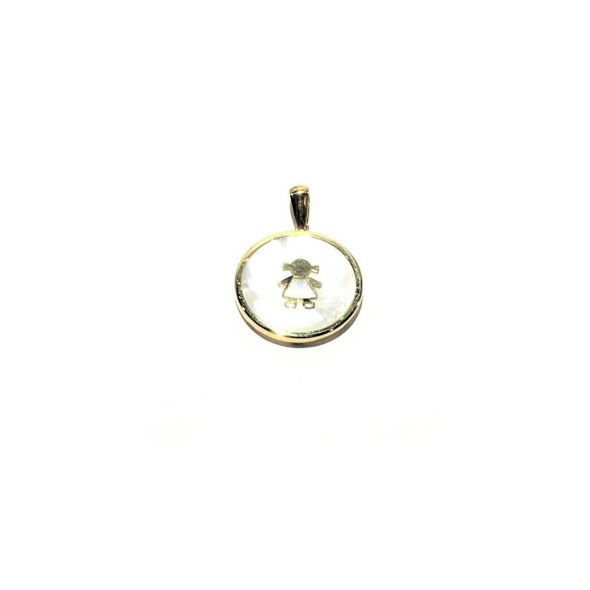 COLGANTE DE ORO Y NACAR