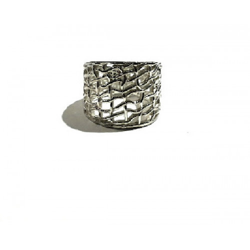 ANILLO DE PLATA CALADO