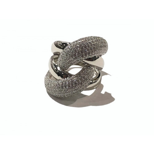 ANILLO PLATA Y CIRCONITAS