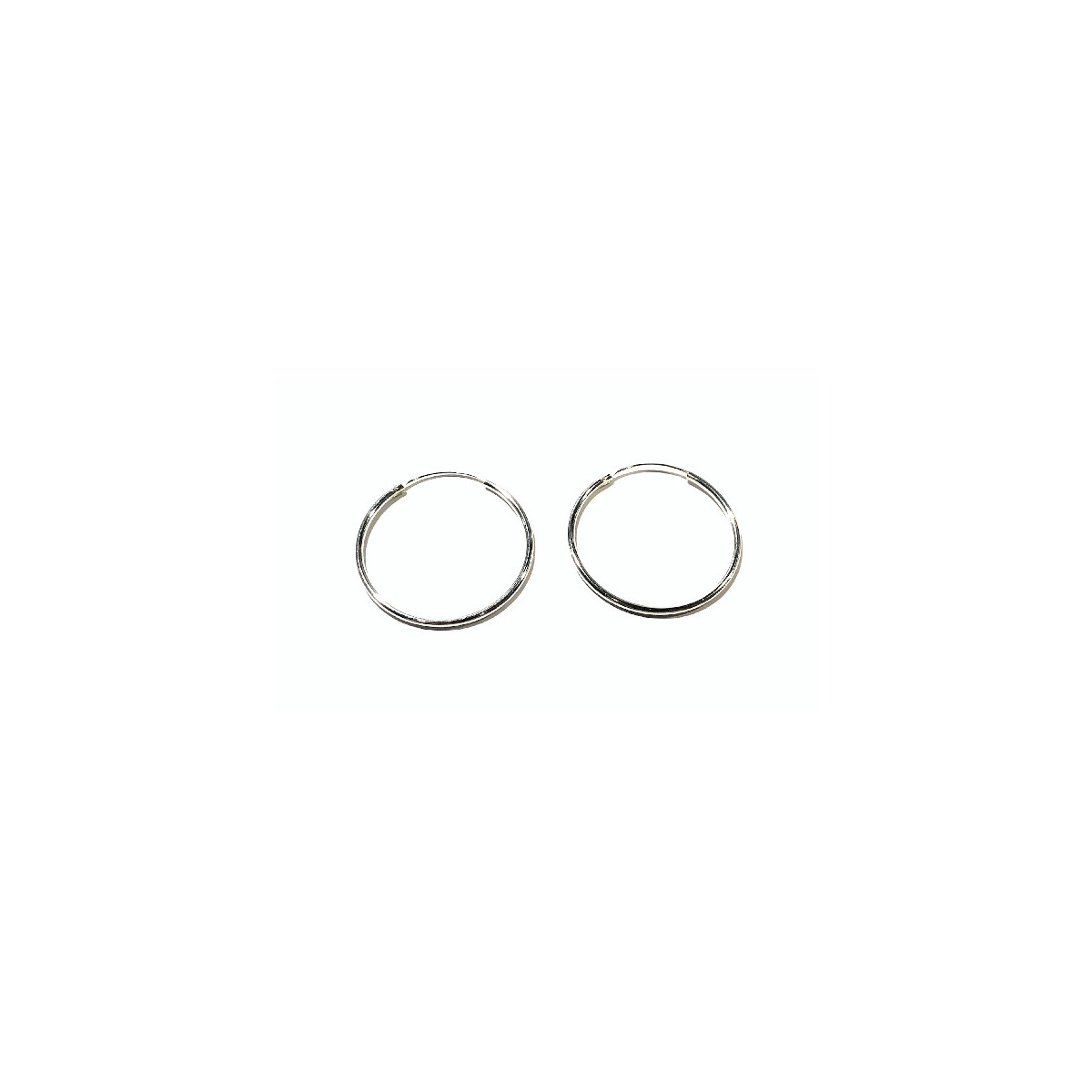 AROS DE PLATA 2X40MM