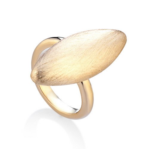 ANILLO PLATA BAÑO ORO AMARILLO