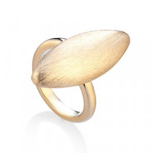 ANILLO PLATA BAÑO ORO AMARILLO