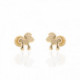 PENDIENTES BEBE ORO Y CIRCONITAS