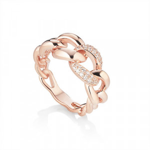 ANILLO PLATA ROSA Y CIRCONITAS